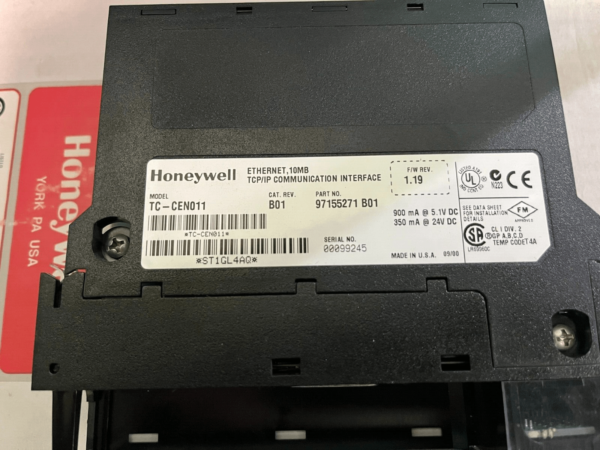 Honeywell TC-CEN011. 10MB Ethernet Interface. (UK / EU Read) - Image 2