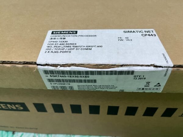 Siemens 6GK7 443-1EX30-0XE0. 6GK7443-1EX30-0XE0. (UK/EU Read)