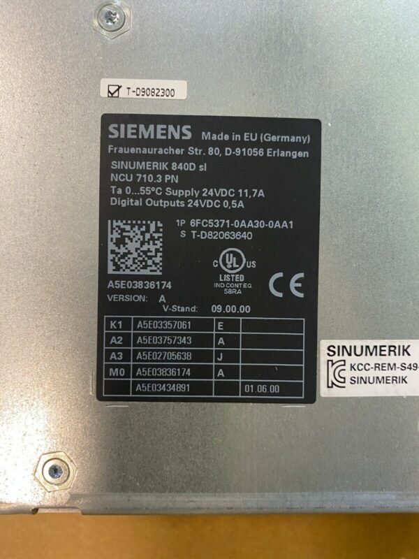 Siemens 6FC5371-0AA30-0AA1. Sinumerik 840D sl. NCU 710.3PN  (UK/EU please read) - Image 2