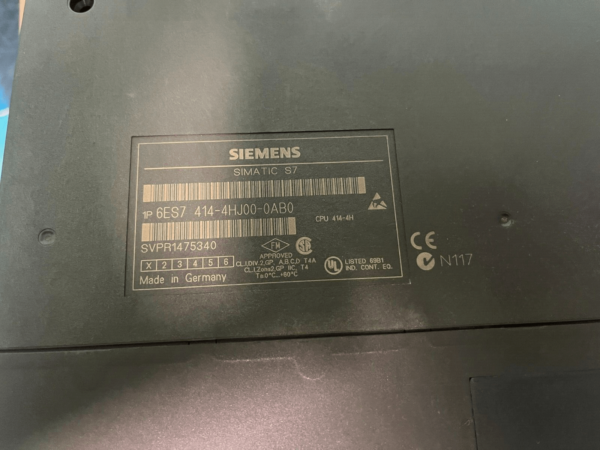 Siemens 6ES7 414-4HJ00-0AB0. 6ES7414-4HJ00-0AB0. CPU414-4H. (UK/EU Read)