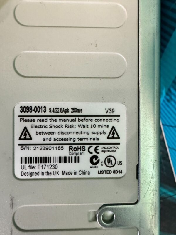 Control Techniques DST1204, DST 1204. Digitax ST. (UK/EU Read)