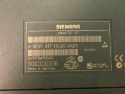 Siemens 6ES7 417-4XL00-0AB0. 6ES7-417-4XL00-0AB0. CPU417-4. (UK/EU Buyers Read) Siemens 6ES7 417-4XL00-0AB0. 6ES7-417-4XL00-0AB0. CPU417-4. (UK/EU Buyers Read) - Image 2