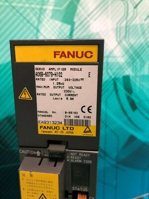 Fanuc Alpha A06B-6079-H102. Servo Amplifier Module 1 Axis. (UK/EU Please Read) Fanuc Alpha A06B-6079-H102. Servo Amplifier Module 1 Axis. (UK/EU Please Read) - Image 2
