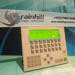 Siemens OP17 DP12. 6AV3617-1JC30-0AX0. 6AV3-617-1JC30-0AX1. HMI. OP.(UK/EU Read) Siemens OP17 DP12. 6AV3617-1JC30-0AX0. 6AV3-617-1JC30-0AX1. HMI. OP.(UK/EU Read)