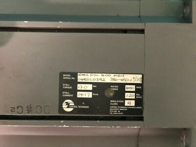Control Techniques DutyMax DS. 142DSC400HBW. Servo Motor. (UK And EU Read) Control Techniques DutyMax DS. 142DSC400HBW. Servo Motor. (UK And EU Read) - Image 2