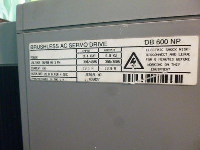 Control Techniques / Emerson Digitax DB 600NP. DB600NP.(UK And EU Please Read) Control Techniques / Emerson Digitax DB 600NP. DB600NP.(UK And EU Please Read) - Image 3