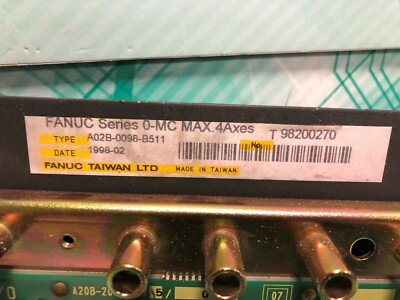Fanuc Alpha A02B-0098-B511. 4 Axis Motherboard. (UK/EU Please Read) Fanuc Alpha A02B-0098-B511. 4 Axis Motherboard. (UK/EU Please Read) - Image 3