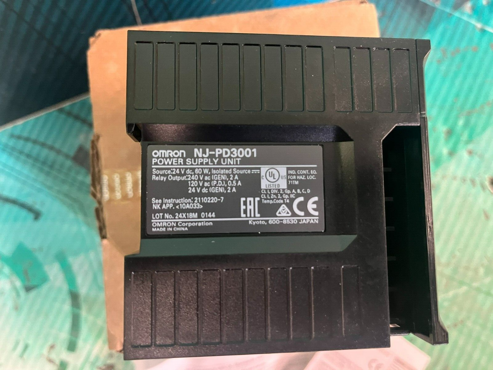 Omron NJ-PD3001 Power Supply Unit. (UK/EU Buyers Please Read) Omron NJ-PD3001 Power Supply Unit. (UK/EU Buyers Please Read) - Image 2