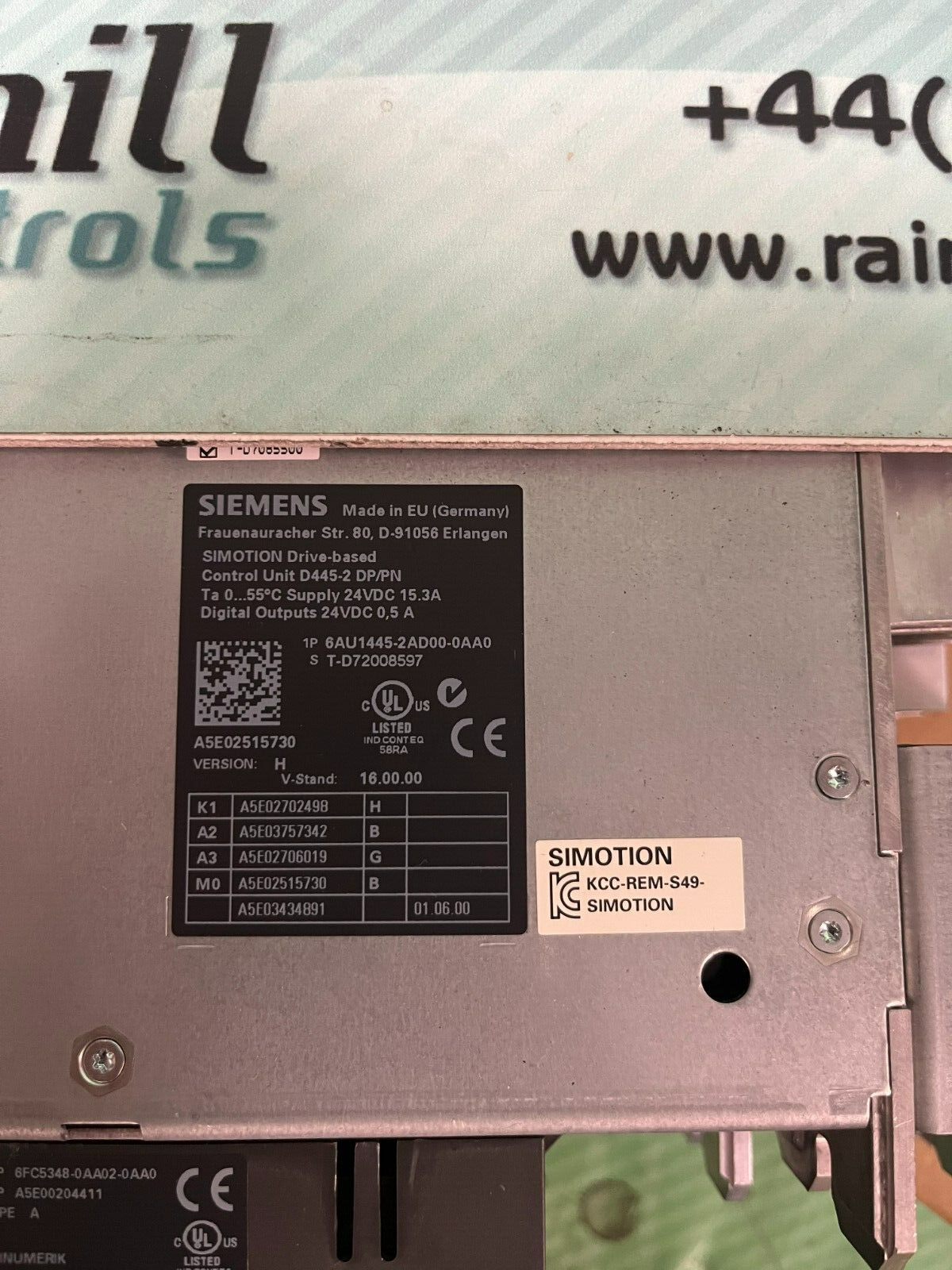 Siemens 6AU1445-2AD00-0AA0. D445-2 DP/PN Simotion D. (UK And EU Buyers Read) Siemens 6AU1445-2AD00-0AA0. D445-2 DP/PN Simotion D. (UK And EU Buyers Read) - Image 2