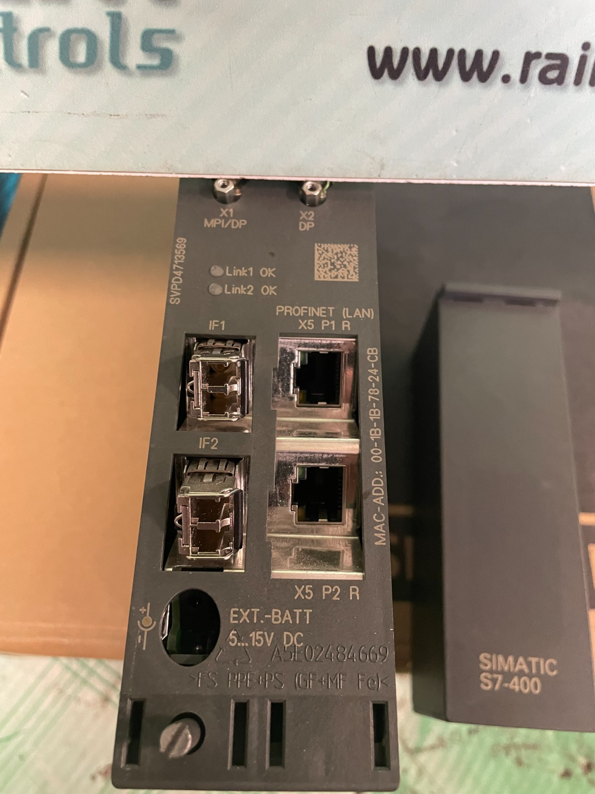 Siemens 6ES7416-5HS06-0AB0. CPU 416-5H PN/DP. (UK And EU Buyers Please Read) Siemens 6ES7416-5HS06-0AB0. CPU 416-5H PN/DP. (UK And EU Buyers Please Read) - Image 3