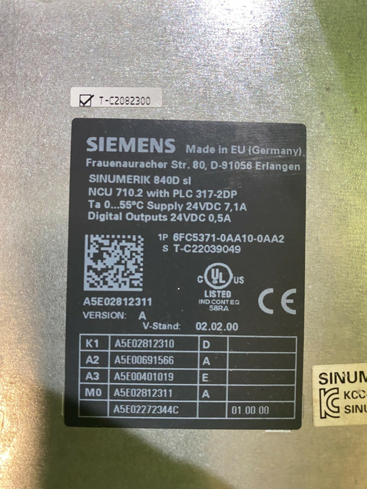 Siemens 6FC5371-0AA10-0AA2. Sinumerik 840D sl. NCU 710.2 DP (UK/EU please read) Siemens 6FC5371-0AA10-0AA2. Sinumerik 840D sl. NCU 710.2 DP (UK/EU please read) - Image 2