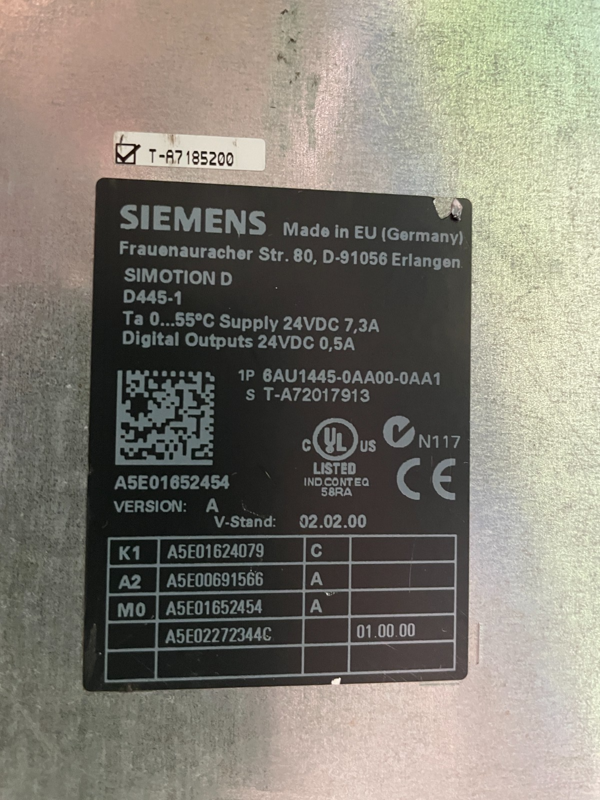 Siemens 6AU1445-0AA00-0AA1. D445-1 Simotion D. (UK And EU Buyers Read) Siemens 6AU1445-0AA00-0AA1. D445-1 Simotion D. (UK And EU Buyers Read) - Image 2