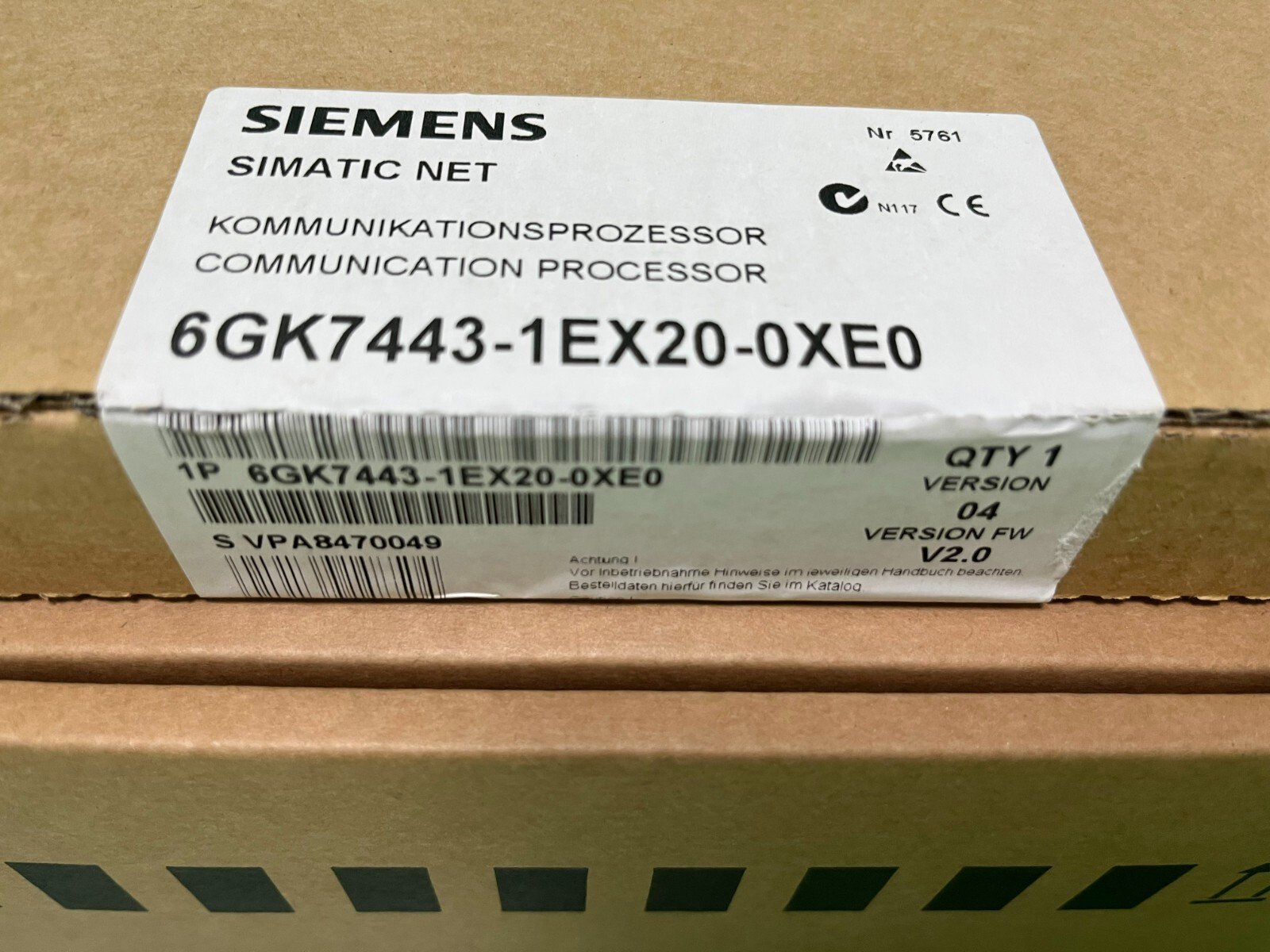 Siemens 6GK7 443-1EX20-0XE0. 6GK7443-1EX20-0XE0. (UK/EU Read) Siemens 6GK7 443-1EX20-0XE0. 6GK7443-1EX20-0XE0. (UK/EU Read) - Image 2