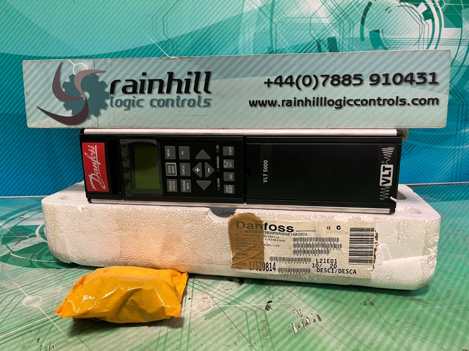 Danfoss VLT5003PT5B20PSR300F10A00C0. VLT5000. (UK/EU Read) Danfoss VLT5003PT5B20PSR300F10A00C0. VLT5000. (UK/EU Read)