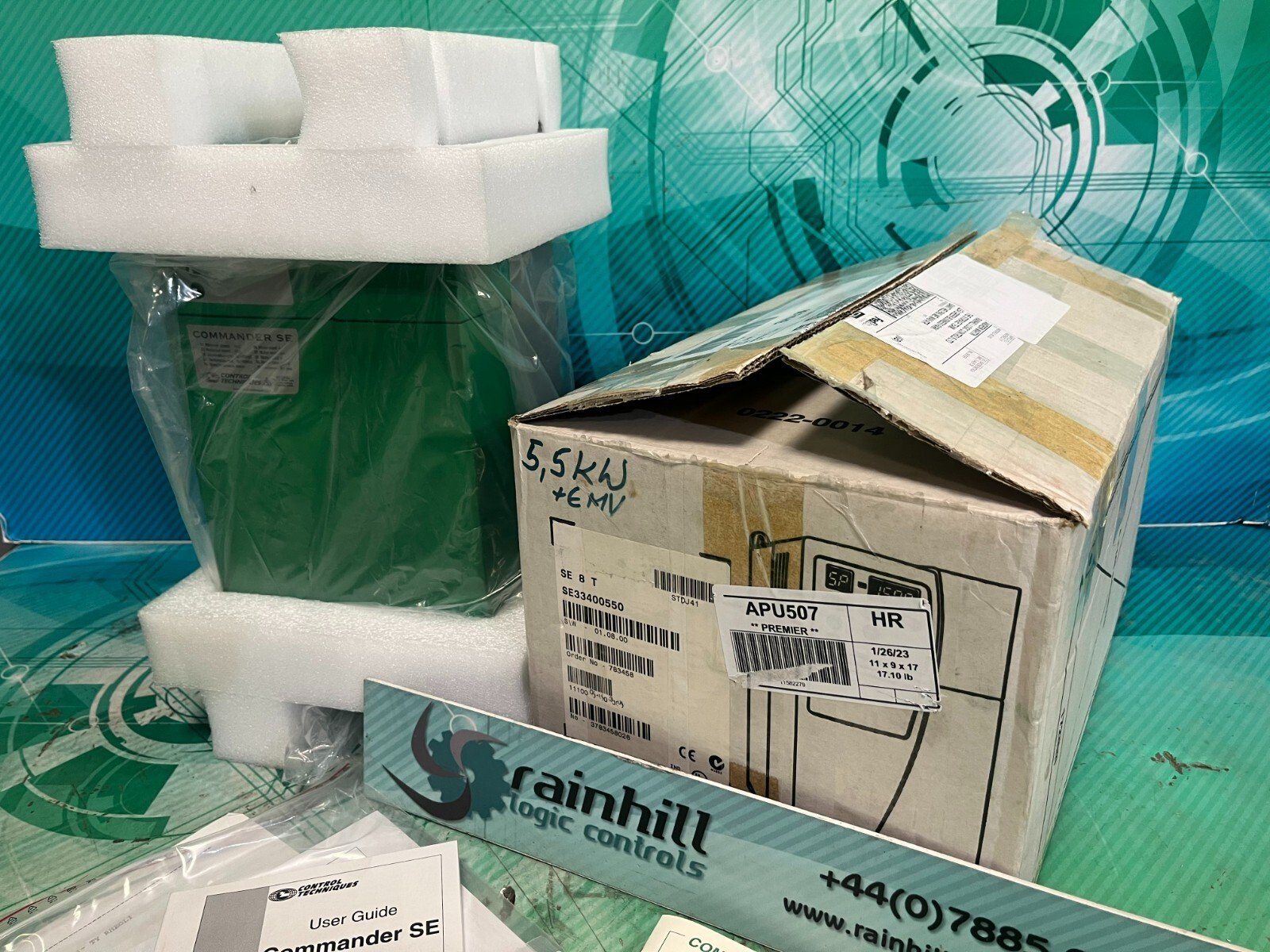 Control Techniques SE33400550 SE 8T. .Commander SE. (UK/EU Please Read) Control Techniques SE33400550 SE 8T. .Commander SE. (UK/EU Please Read)