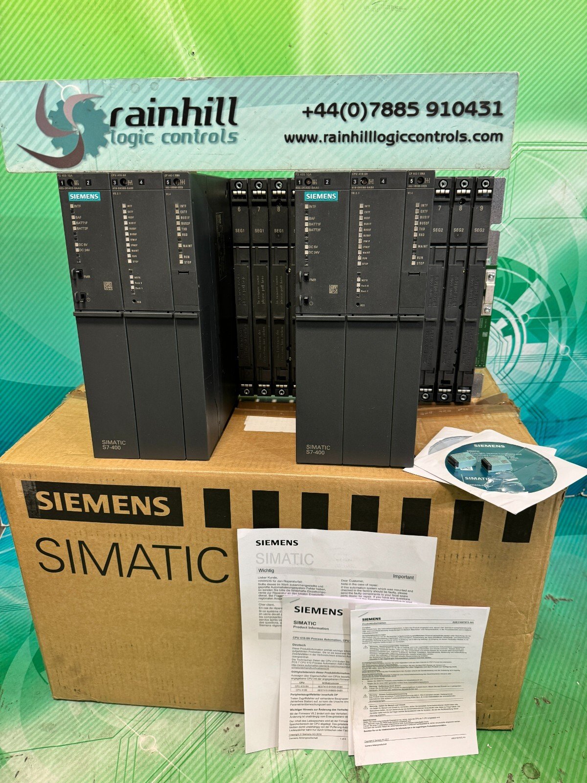Siemens 6ES7 656-6CS31-2GF0. 6ES7 410-5HX08-0AB0. S7-410 5HF. (UK/EU Read) Siemens 6ES7 656-6CS31-2GF0. 6ES7 410-5HX08-0AB0. S7-410 5HF. (UK/EU Read)