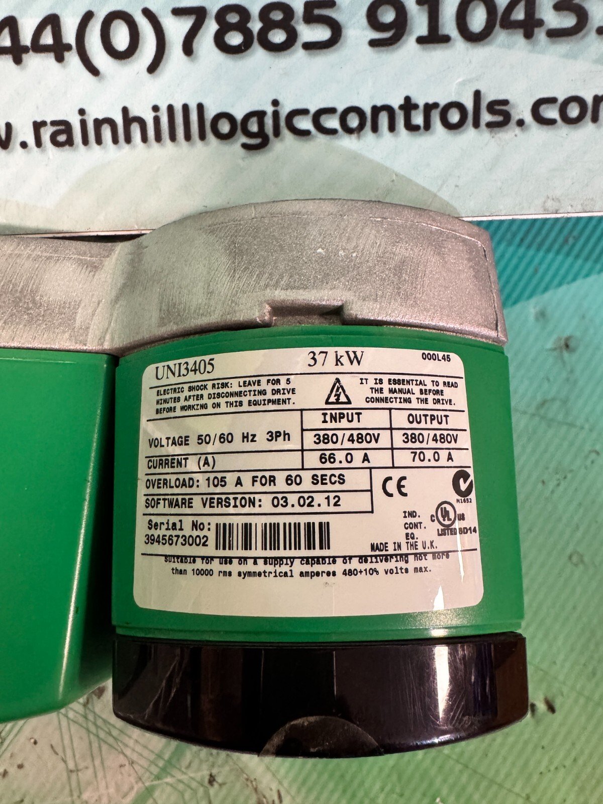 Control Techniques UNI3405. UNI 3405. (UK/EU Read) Control Techniques UNI3405. UNI 3405. (UK/EU Read) - Image 2