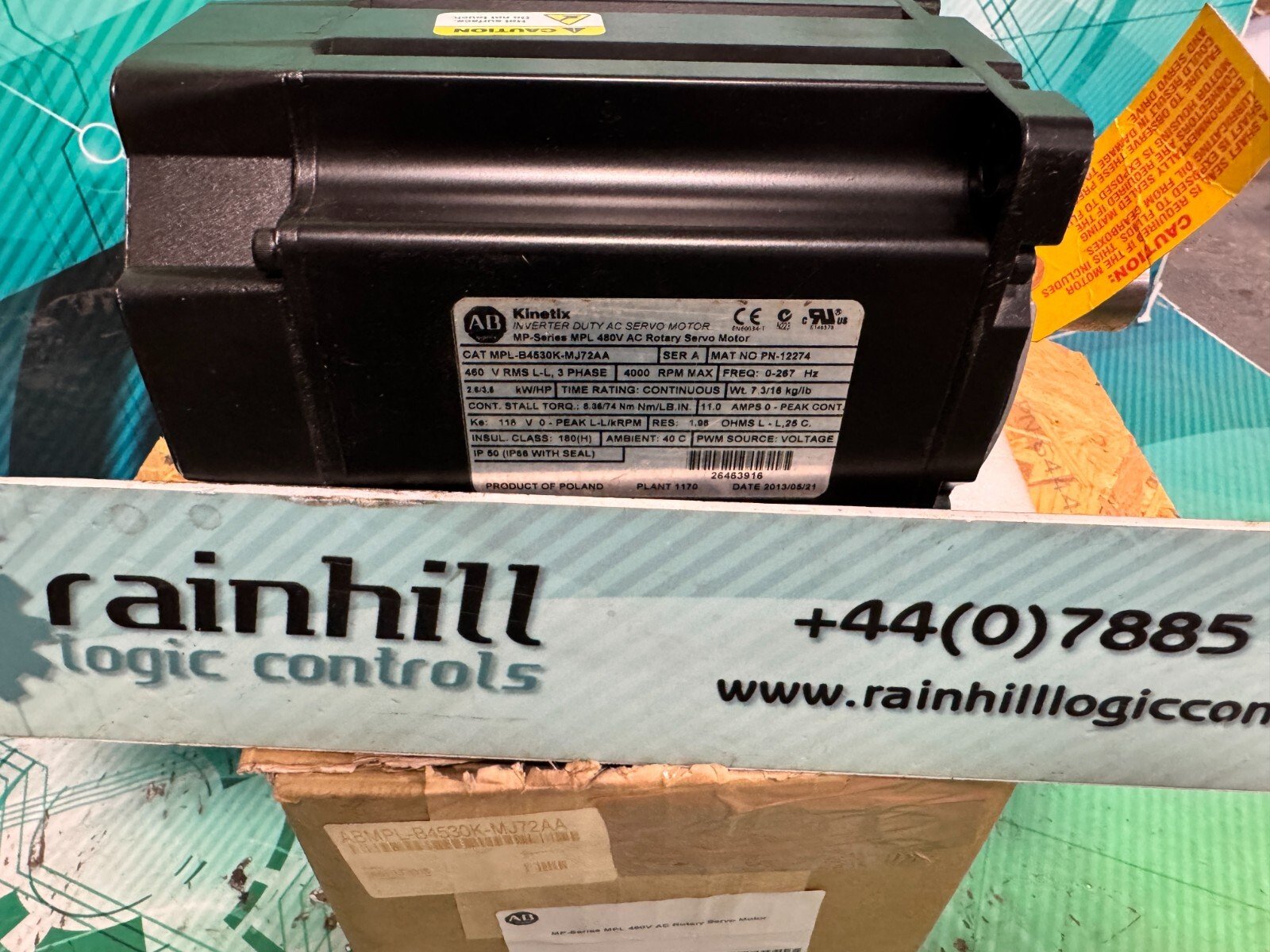 Allen Bradley MPL-B4530K-MJ72AA. (UK / EU Read) Allen Bradley MPL-B4530K-MJ72AA. (UK / EU Read) - Image 2