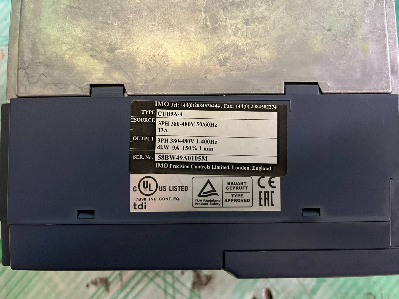 IMO CUB9A-4 (UK/EU Read) IMO CUB9A-4 (UK/EU Read) - Image 2