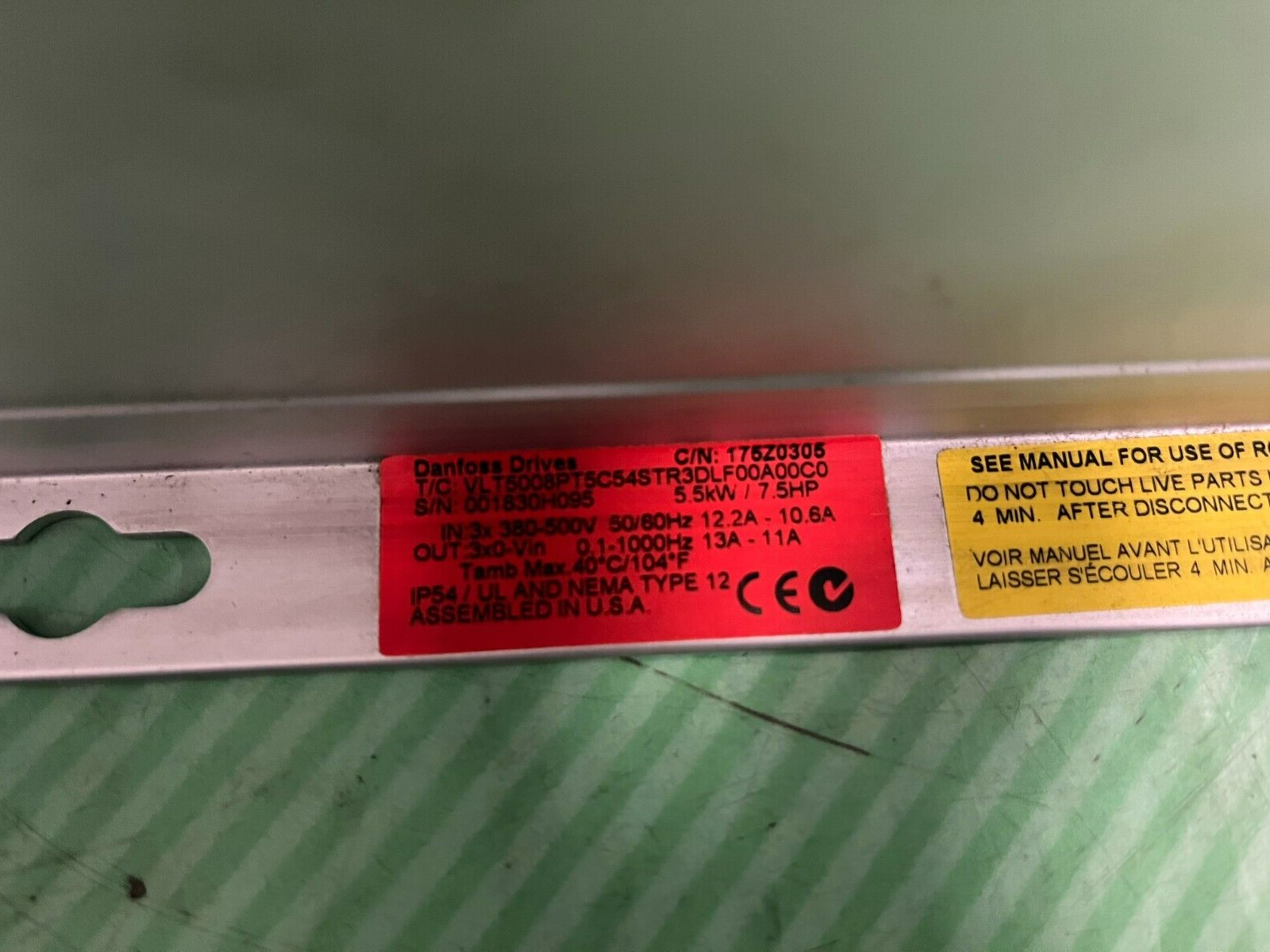 Danfoss VLT5008PT5C54STR3DLF00A00C0. VLT5000. (UK/EU Read) Danfoss VLT5008PT5C54STR3DLF00A00C0. VLT5000. (UK/EU Read) - Image 2