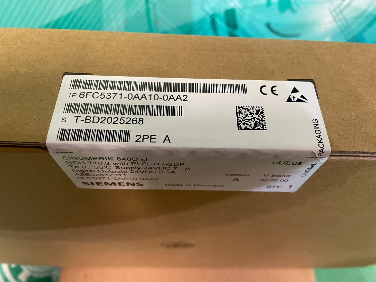 Siemens 6FC5371-0AA10-0AA2 Sinumerik 840D sl. (UK/EU please read) Siemens 6FC5371-0AA10-0AA2 Sinumerik 840D sl. (UK/EU please read) - Image 2