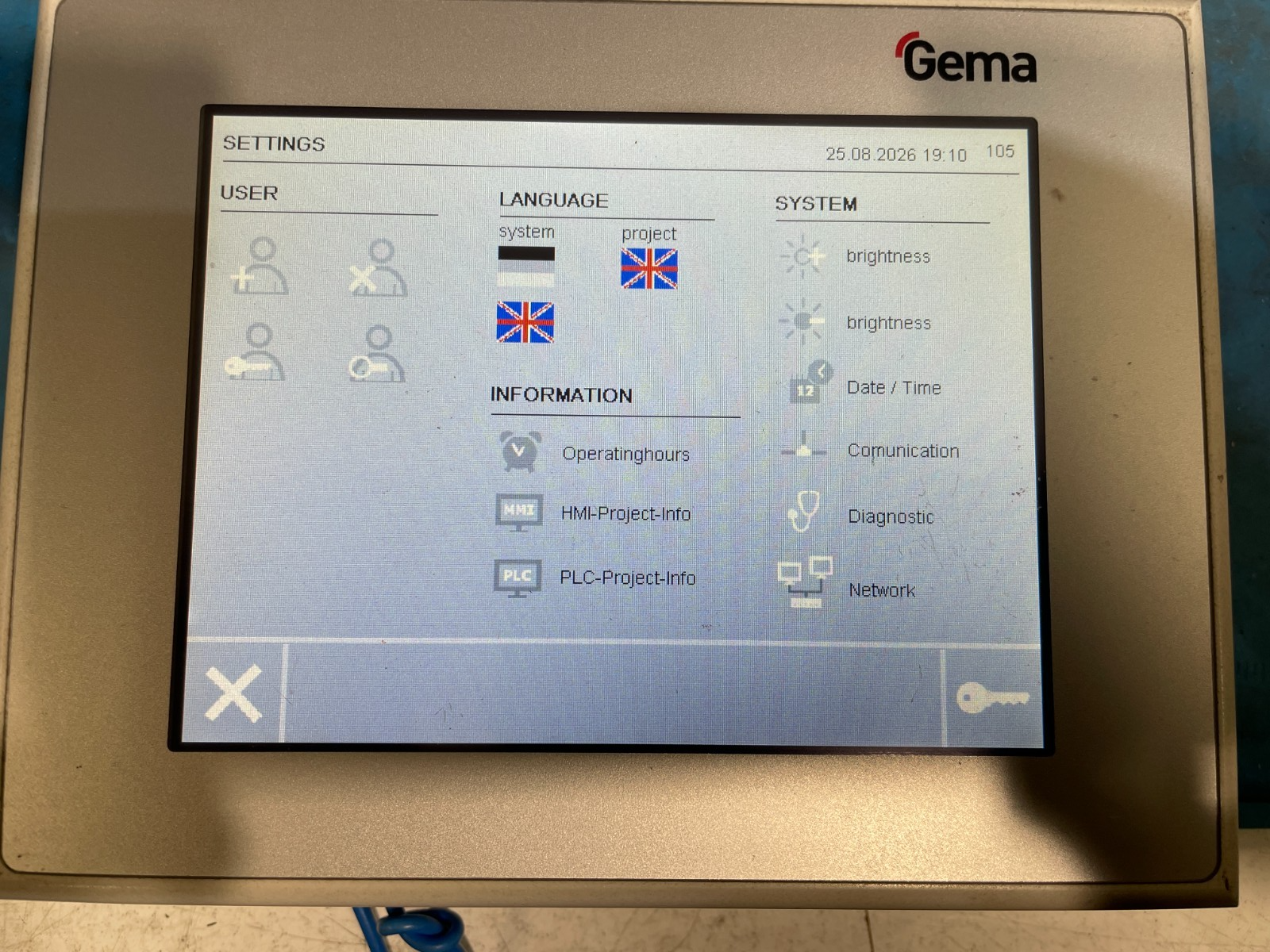 Eaton / Gema XV-102-D6-57TVRC-1K. HMI,Operator Panel.(UK/EU Please Read) Eaton / Gema XV-102-D6-57TVRC-1K. HMI,Operator Panel.(UK/EU Please Read) - Image 3