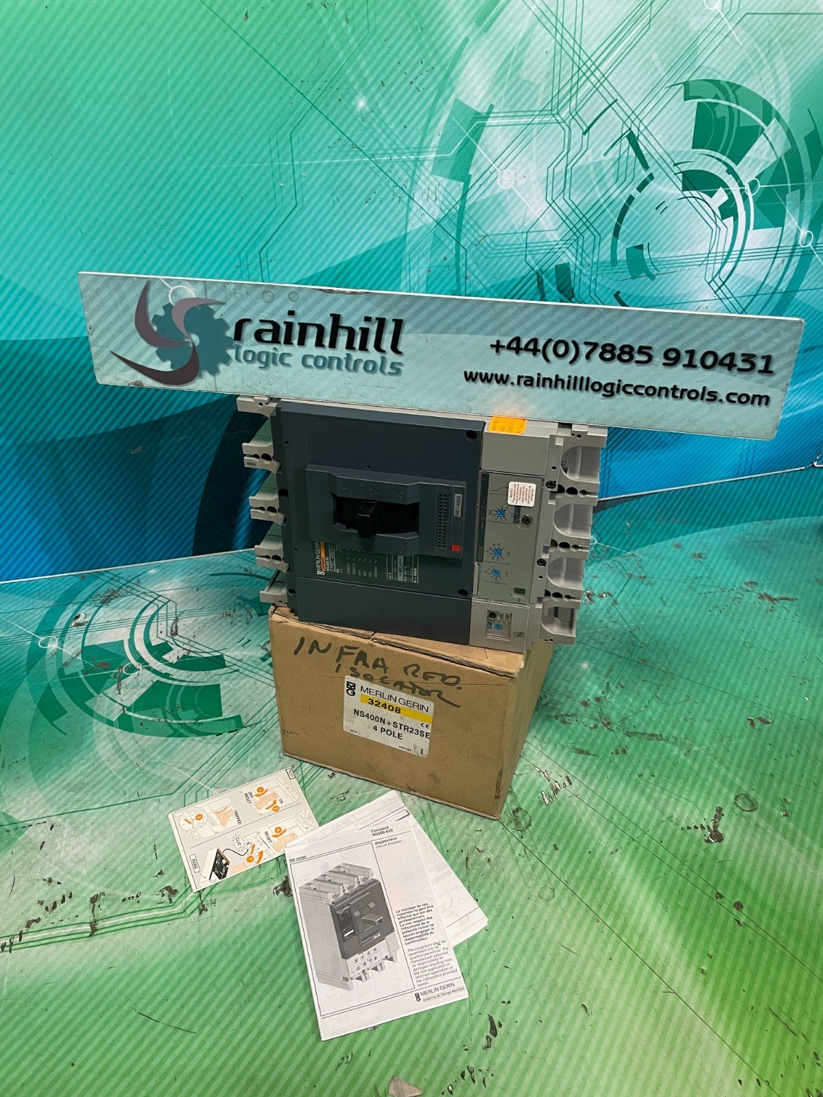 Merlin Gerin NS400N Compact Circuit Breaker. (UK And EU Buyers Read) Merlin Gerin NS400N Compact Circuit Breaker. (UK And EU Buyers Read)