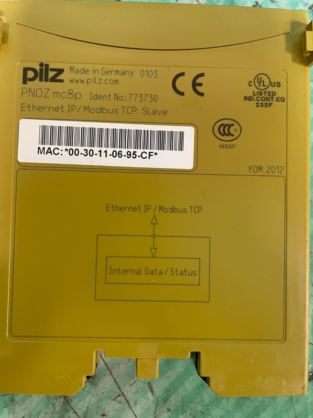 Pilz PNOZ mc8p. (773730). Communication Module. (UK And EU Buyers Please Read) Pilz PNOZ mc8p. (773730). Communication Module. (UK And EU Buyers Please Read) - Image 2