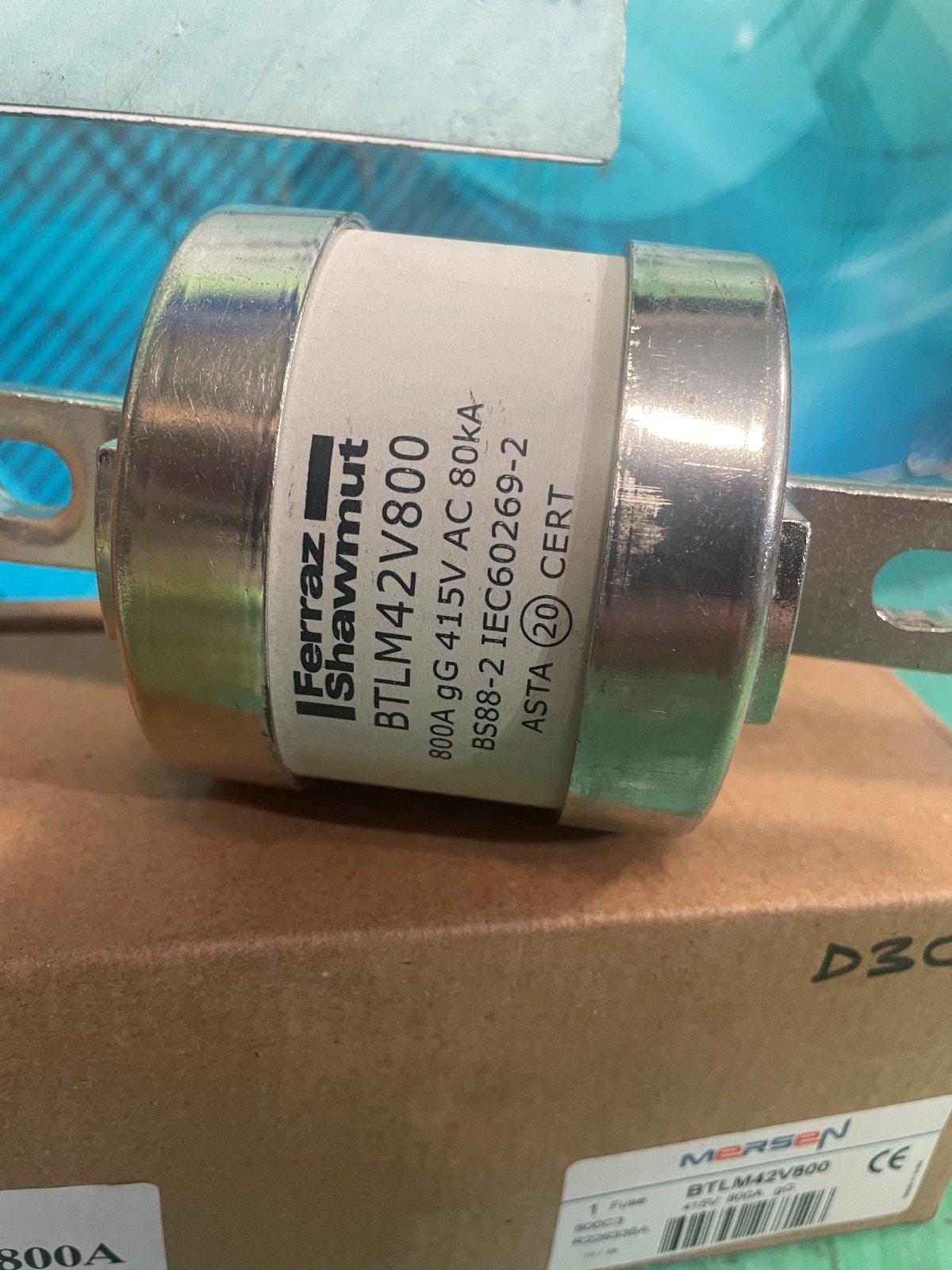 Mersen BTLM42V800, 800A Fuse. (UK And EU Buyers Read) Mersen BTLM42V800, 800A Fuse. (UK And EU Buyers Read) - Image 2