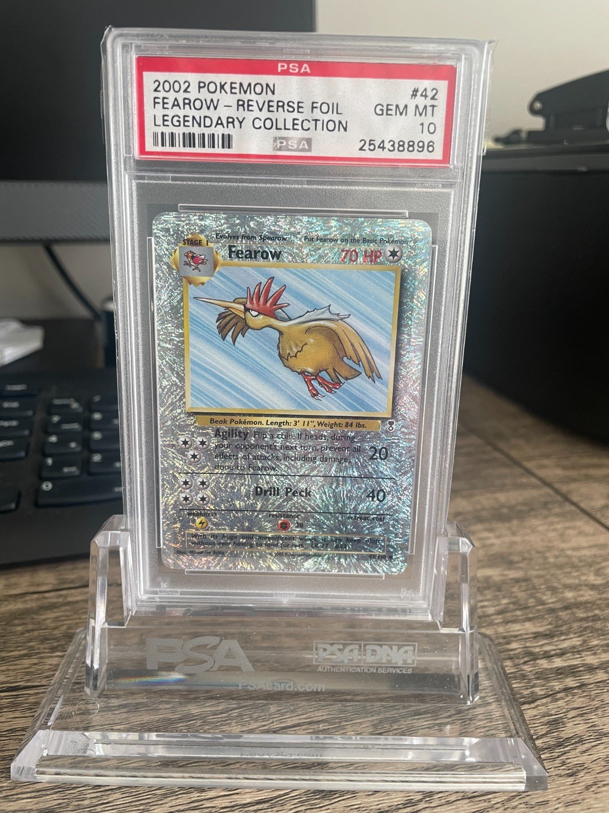 Pokemon, Fearow # 42 Legendary Reverse Holo, Reverse Foil PSA 10. POP 36 Pokemon, Fearow # 42 Legendary Reverse Holo, Reverse Foil PSA 10. POP 36