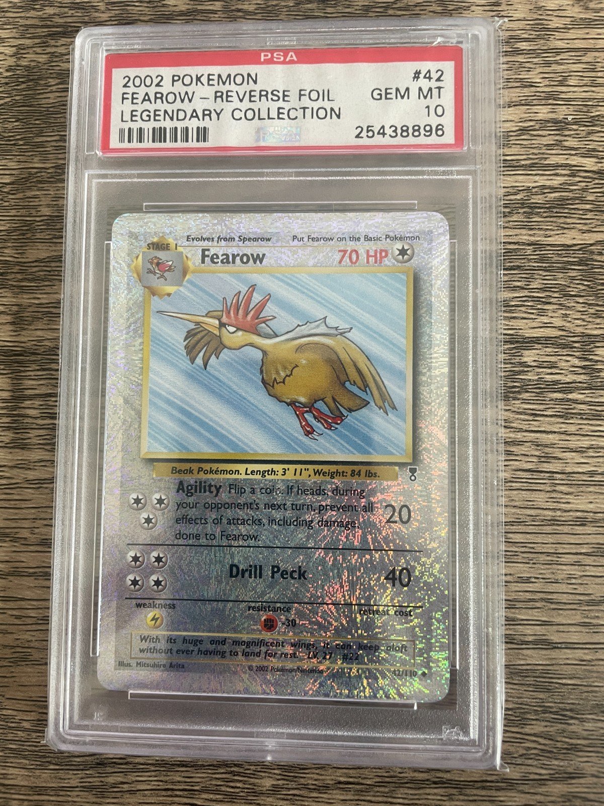 Pokemon, Fearow # 42 Legendary Reverse Holo, Reverse Foil PSA 10. POP 36 Pokemon, Fearow # 42 Legendary Reverse Holo, Reverse Foil PSA 10. POP 36 - Image 4