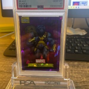 Marvel Sapphire # 82 BEAST. Purple 12/15. PSA 10. POP 3 Marvel Sapphire # 82 BEAST. Purple 12/15. PSA 10. POP 3